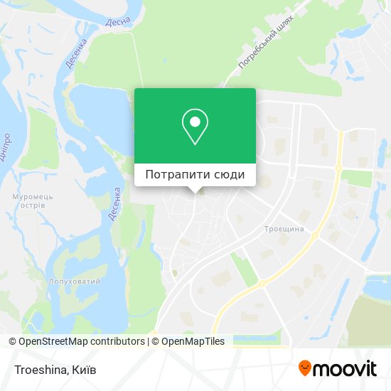 Карта Troeshina