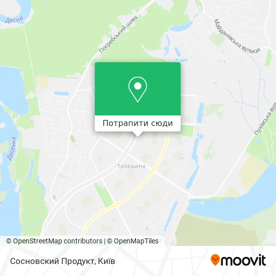 Карта Сосновский Продукт