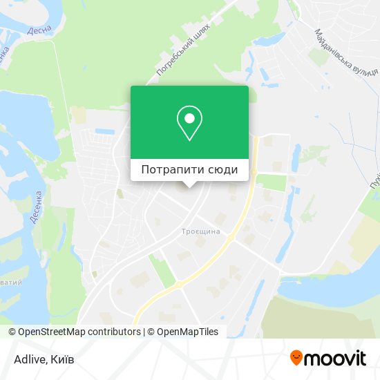 Карта Adlive