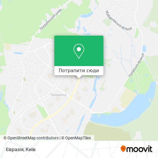 Карта Євразія