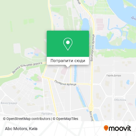 Карта Abc Motors
