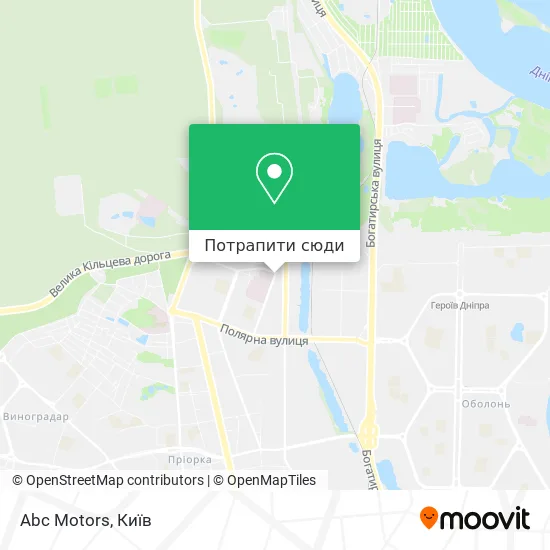 Карта Abc Motors