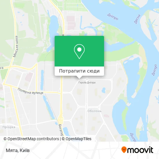 Карта Мята