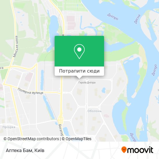 Карта Аптека Бам