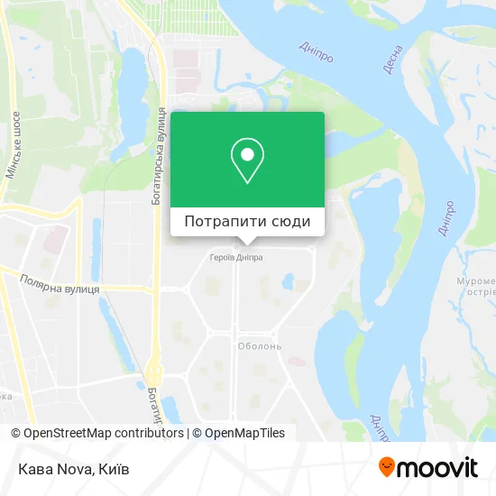 Карта Кава Nova