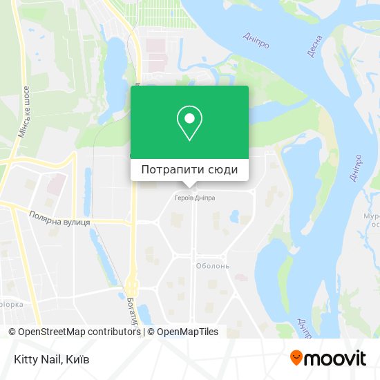 Карта Kitty Nail
