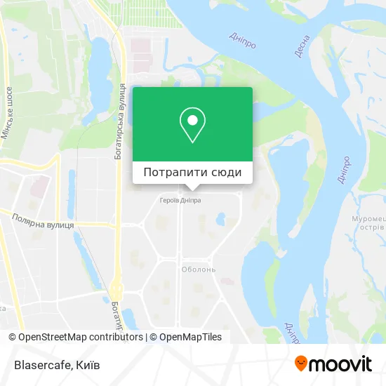 Карта Blasercafe