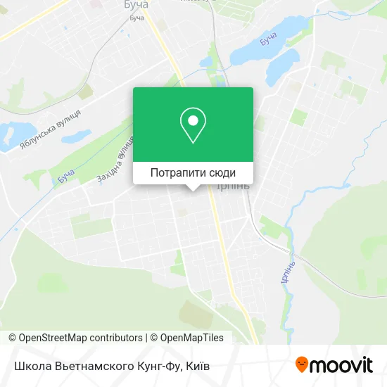 Карта Школа Вьетнамского Кунг-Фу