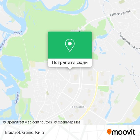 Карта ElectroUkraine