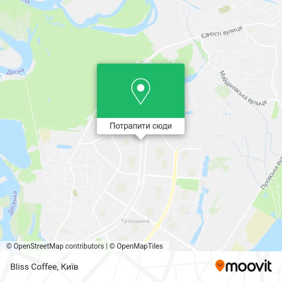 Карта Bliss Coffee
