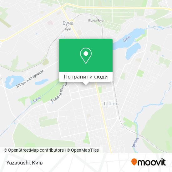 Карта Yazasushi