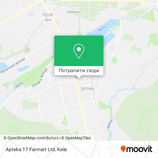 Карта Apteka 17 Farmart Ltd
