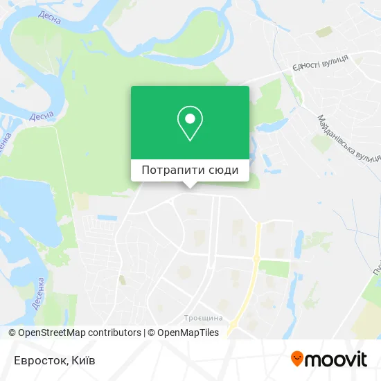 Карта Евросток