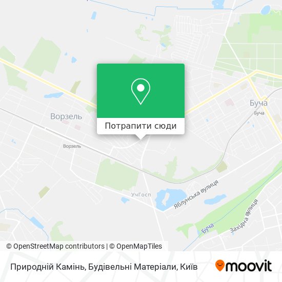 Карта Природній Камінь, Будівельні Матеріали