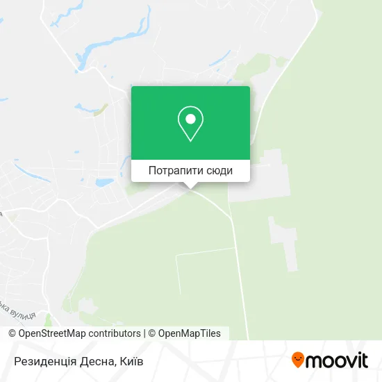 Карта Резиденція Десна