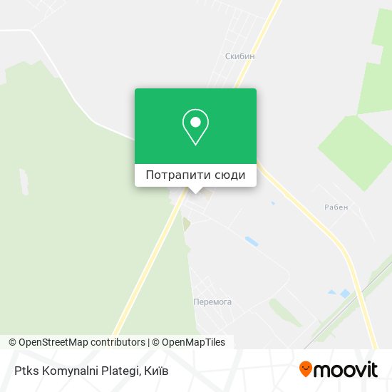 Карта Ptks Komynalni Plategi