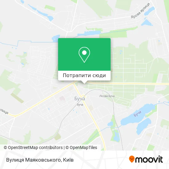 Карта Вулиця Маяковського
