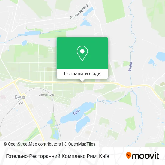 Карта Готельно-Ресторанний Комплекс Рим