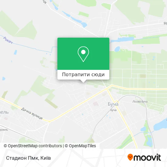 Карта Стадион Пмк
