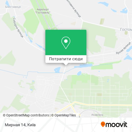 Карта Мирная 14