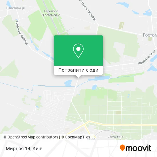 Карта Мирная 14
