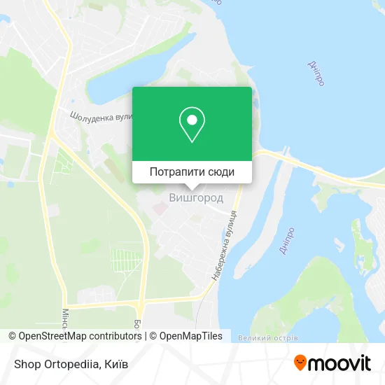 Карта Shop Ortopediia