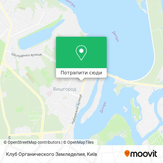 Карта Клуб Органического Земледелия