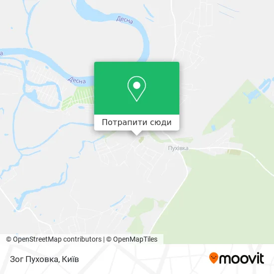 Карта Зог Пуховка