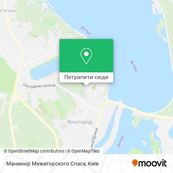 Карта Маникюр Межигорского Спаса