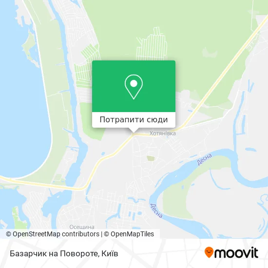 Карта Базарчик на Повороте