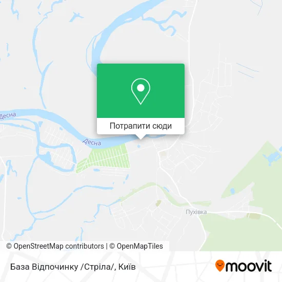 Карта База Відпочинку /Стріла/