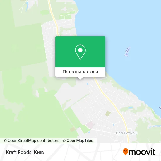Карта Kraft Foods