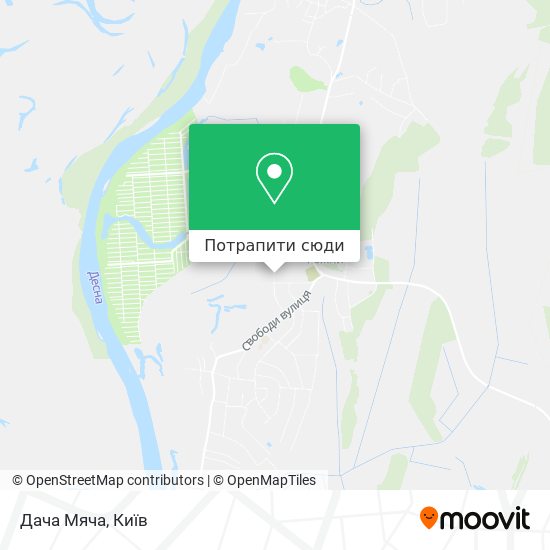 Карта Дача Мяча