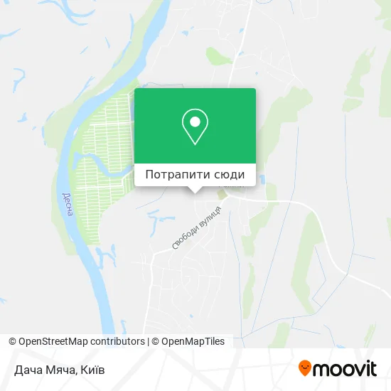 Карта Дача Мяча