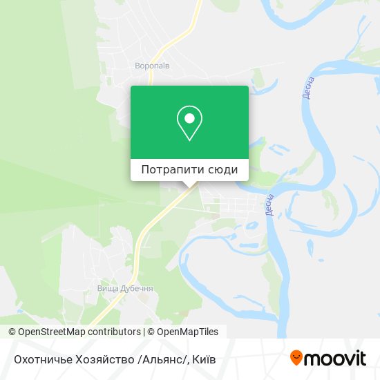Карта Охотничье Хозяйство /Альянс/