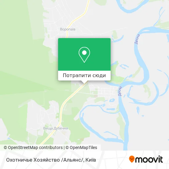 Карта Охотничье Хозяйство /Альянс/
