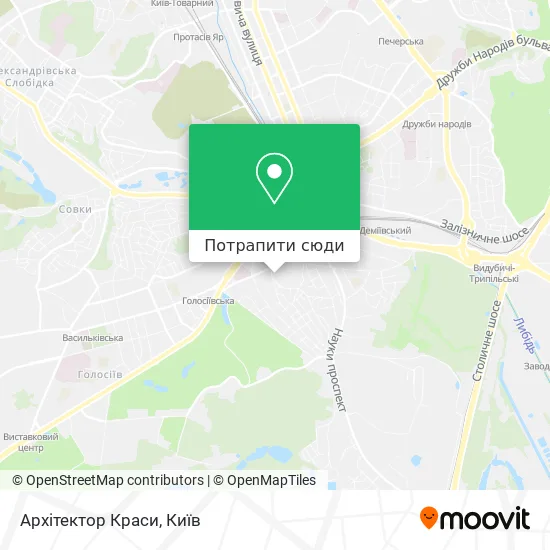 Карта Архітектор Краси