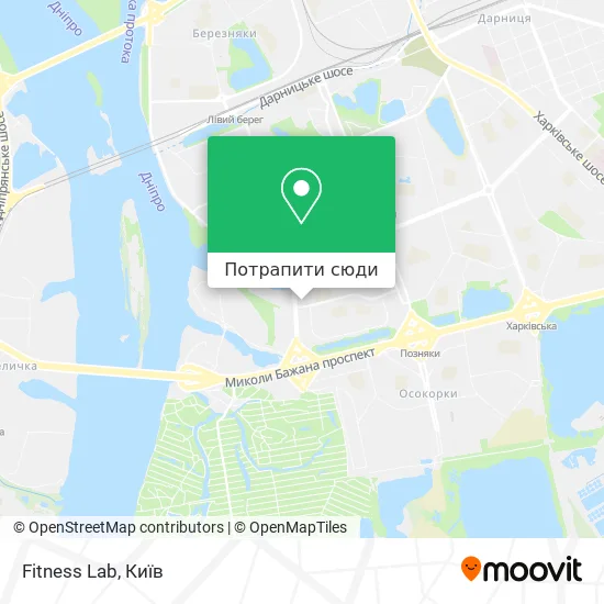 Карта Fitness Lab