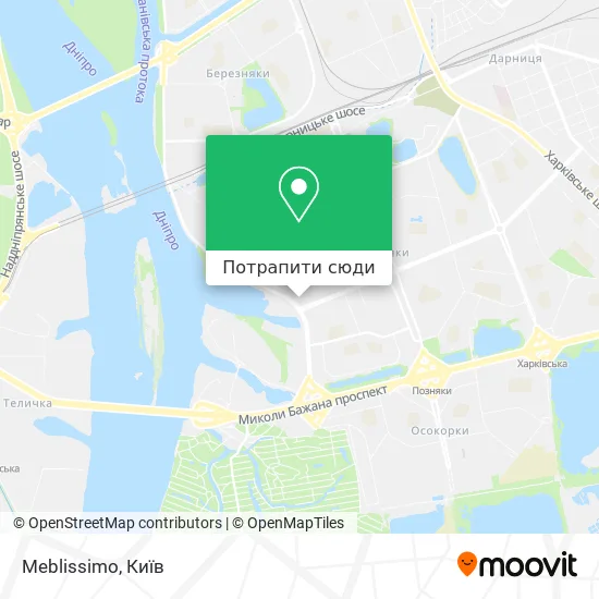 Карта Meblissimo