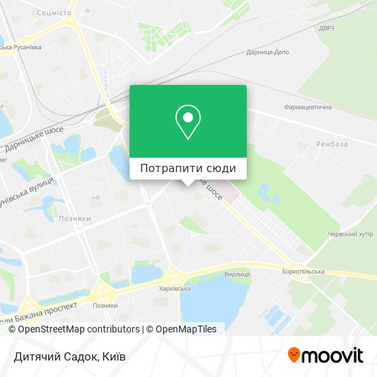 Карта Дитячий Садок