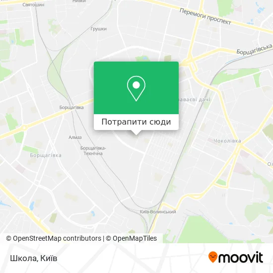 Карта Школа