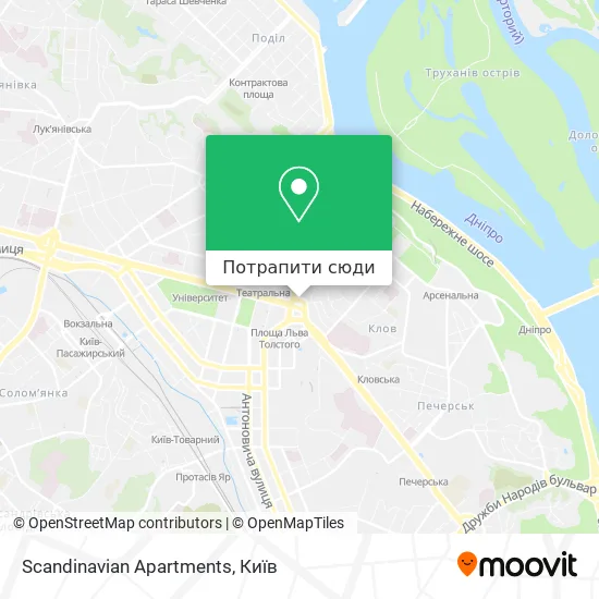 Карта Scandinavian Apartments