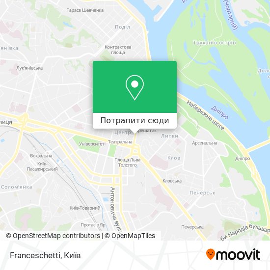 Карта Franceschetti