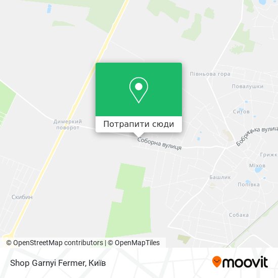 Карта Shop Garnyi Fermer