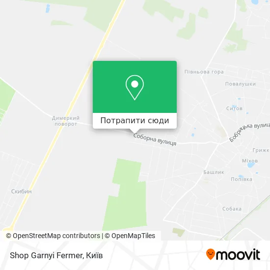 Карта Shop Garnyi Fermer