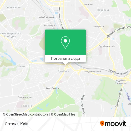 Карта Оптика