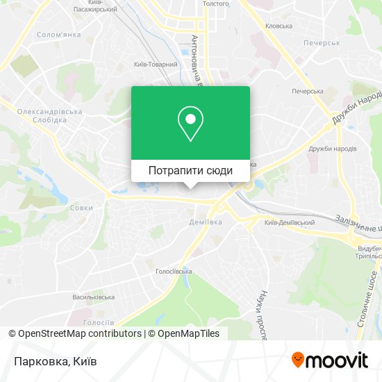 Карта Парковка