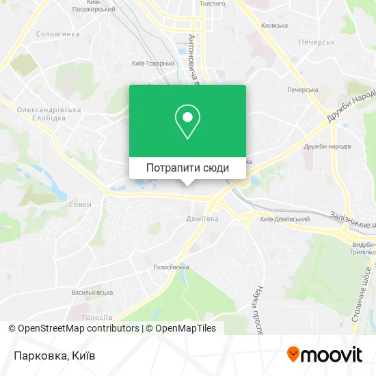 Карта Парковка