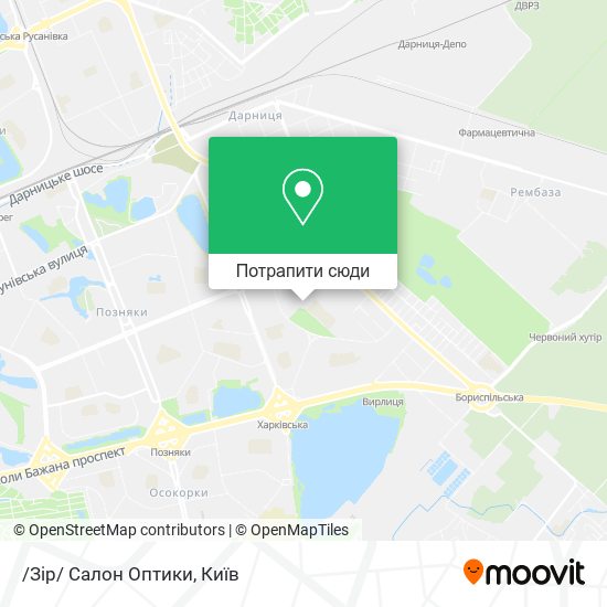 Карта /Зір/ Салон Оптики