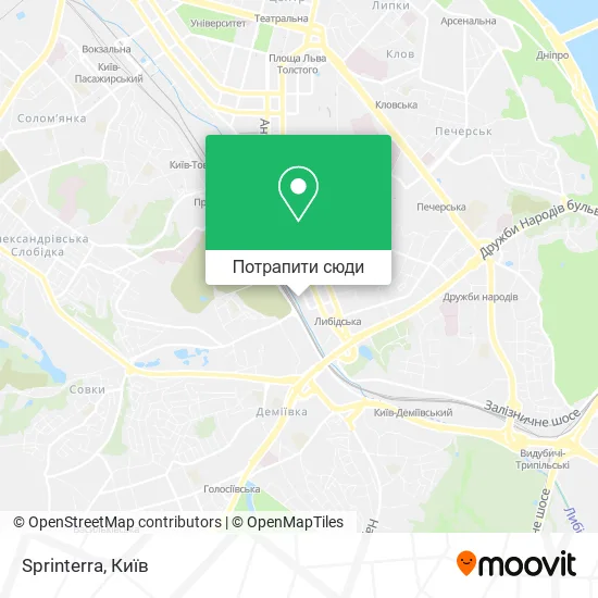 Карта Sprinterra